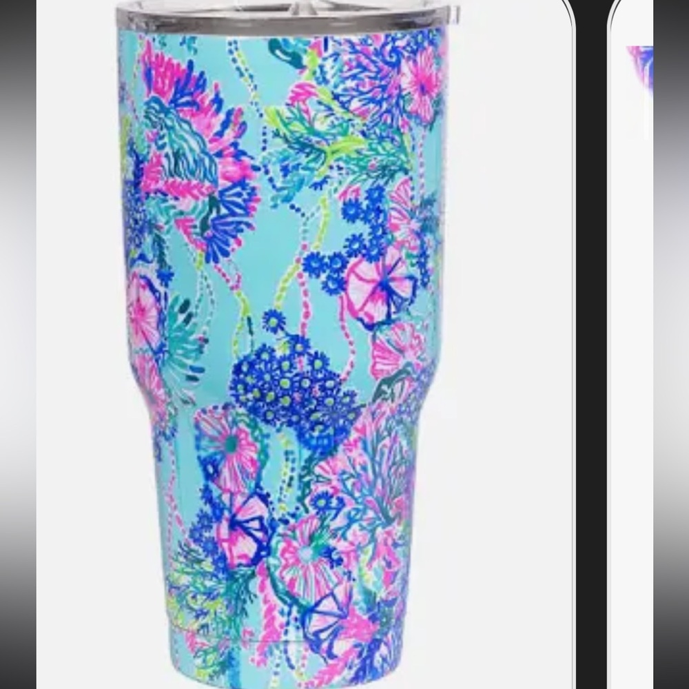 NWT Lilly Pulitzer 30 oz Stainless Steel Insulated Tumbler with Lid